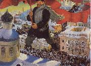 Boris Kustodiev The Bolshevik USA oil painting artist